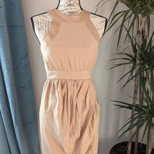 Bebe gold dress